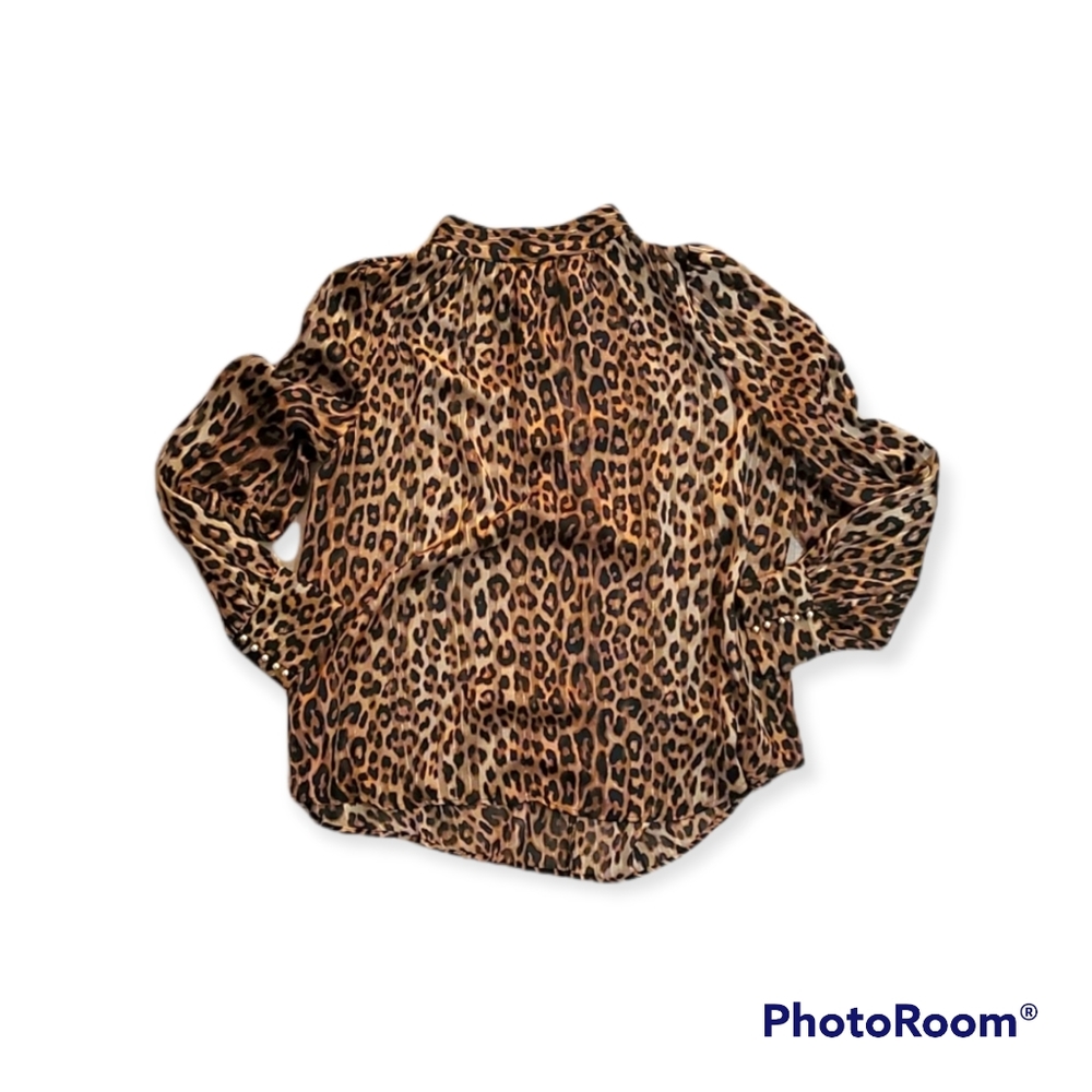 H&M Leopard Print Blouse